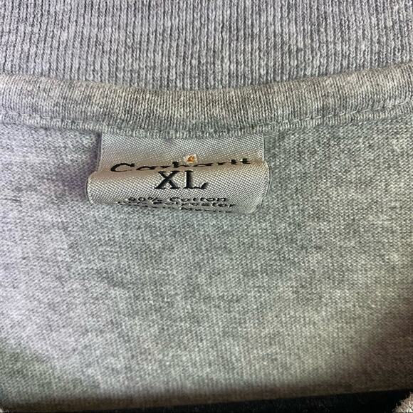 Carhartt Gray Short Sleeve Henley Top Size Extra Large - Picture 4 of 5